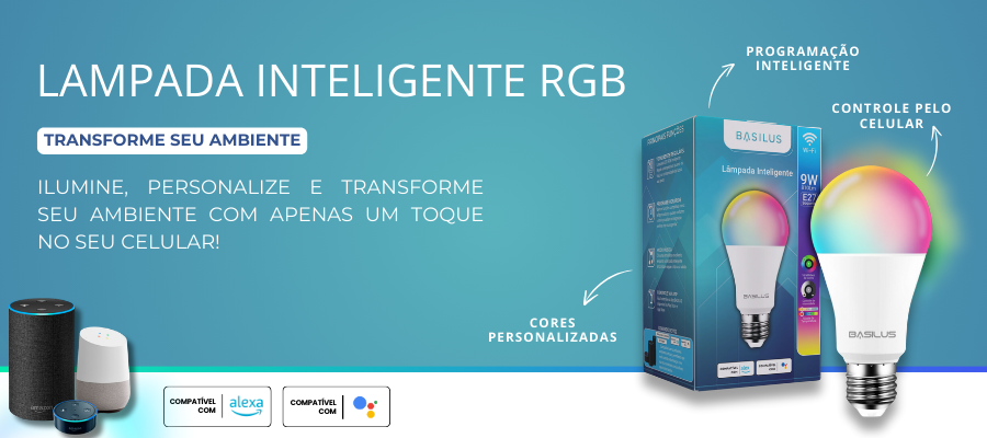 LAMPADA INTELIGENTE RGB | BASILUS